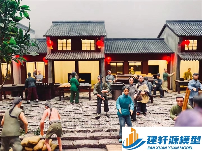 平房香市微缩模型